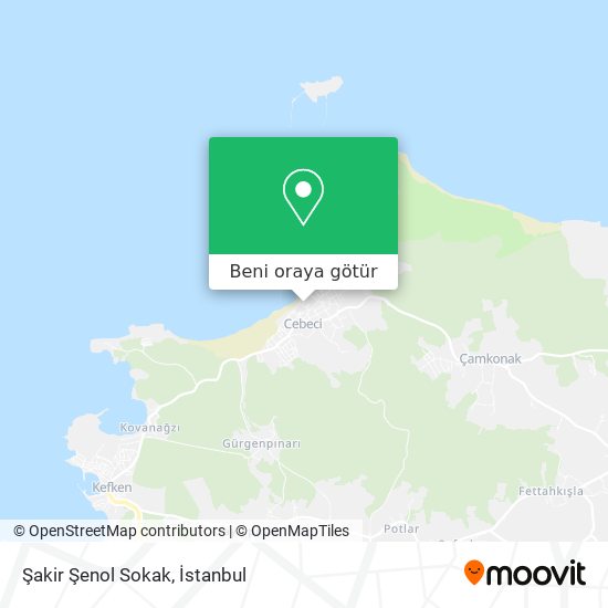 Şakir Şenol Sokak harita
