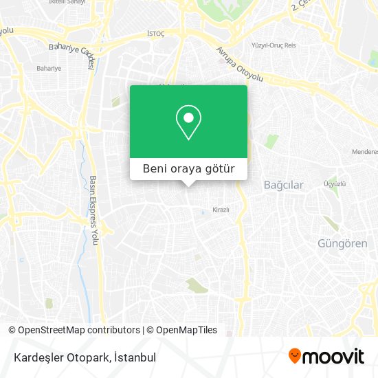 Kardeşler Otopark harita