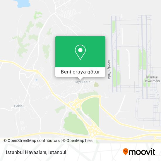 Istanbul Havaalanı harita