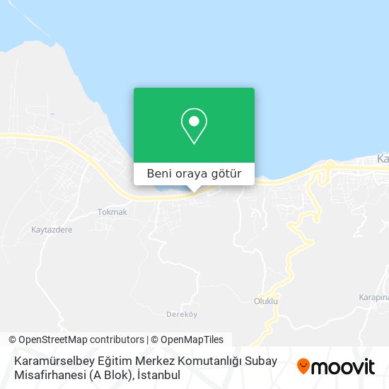 Karamürselbey Eğitim Merkez Komutanlığı Subay Misafirhanesi (A Blok) harita