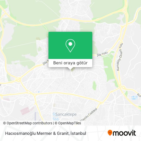 Hacıosmanoğlu Mermer & Granit harita