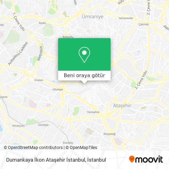 Dumankaya İkon Ataşehir İstanbul harita