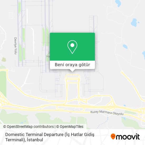 Domestic Terminal Departure (İç Hatlar Gidiş Terminali) harita