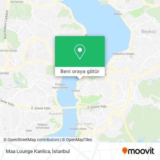 Maa Lounge Kanlica harita