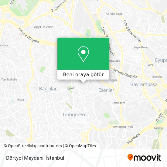 Dörtyol Meydanı harita