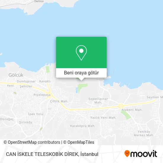 CAN İSKELE TELESKOBİK DİREK harita
