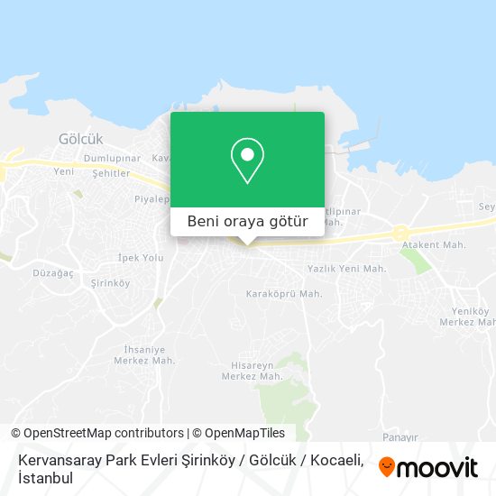 Kervansaray Park Evleri Şirinköy / Gölcük / Kocaeli harita