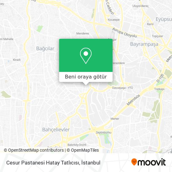 Cesur Pastanesi Hatay Tatlıcısı harita