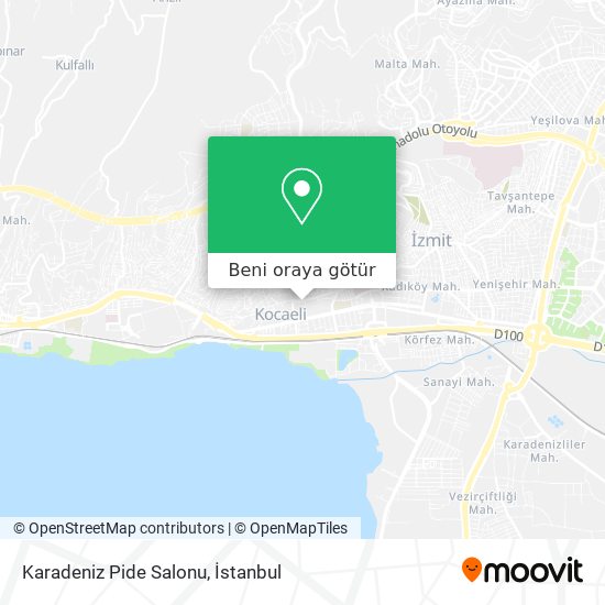 Karadeniz Pide Salonu harita