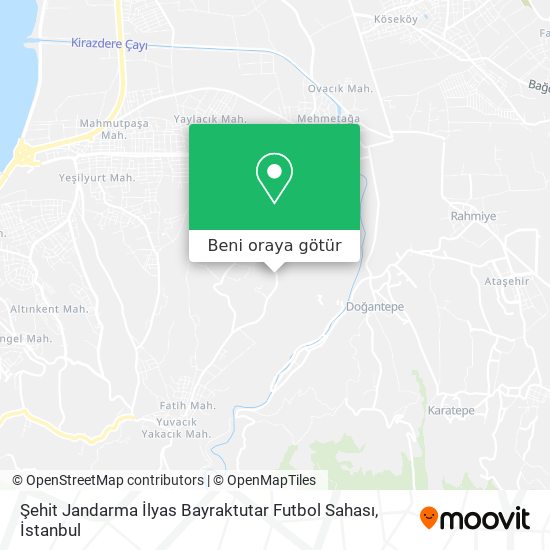 Şehit Jandarma İlyas Bayraktutar Futbol Sahası harita