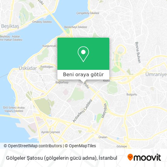 Gölgeler Şatosu (gölgelerin gücü adına) harita