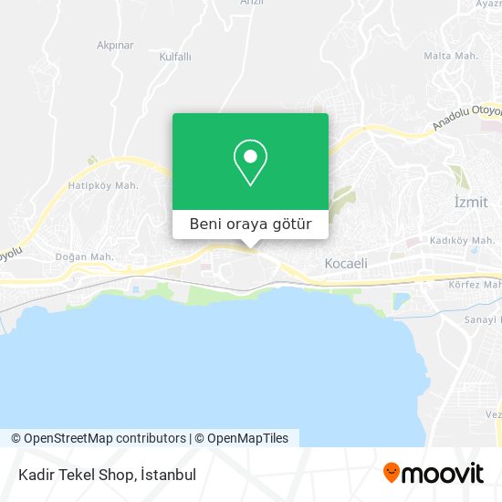 Kadir Tekel Shop harita
