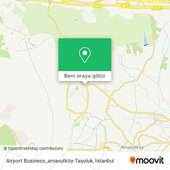 Airport Business_arnavutköy-Taşoluk harita