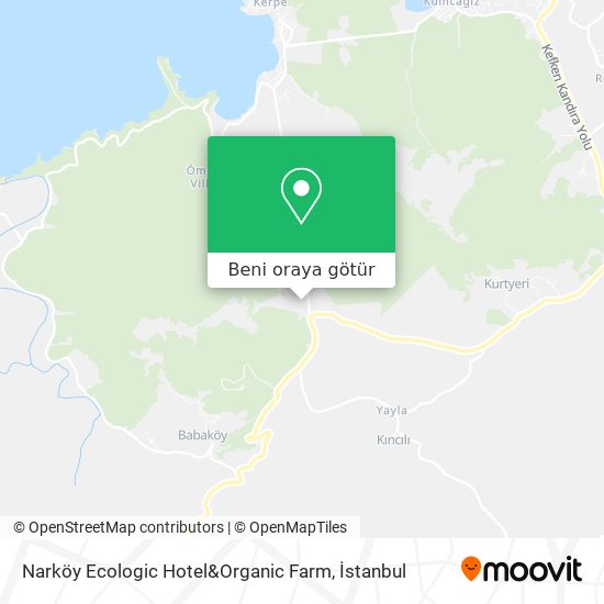 Narköy Ecologic Hotel&Organic Farm harita