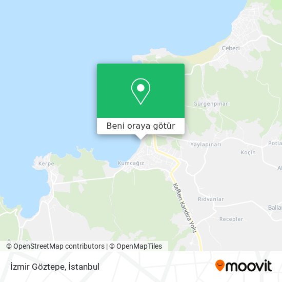 İzmir Göztepe harita