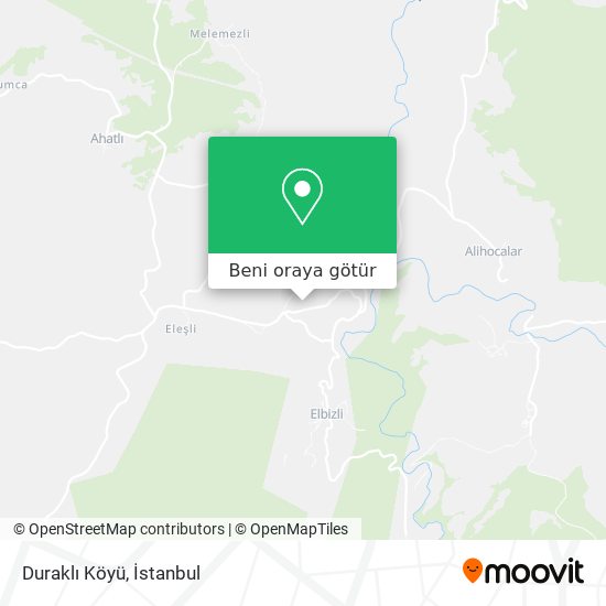 Duraklı Köyü harita