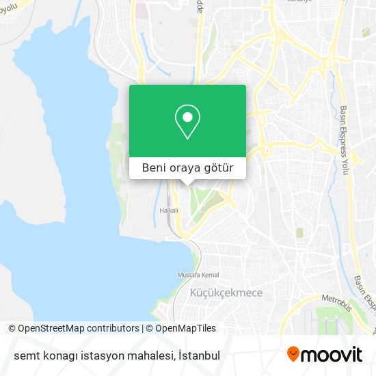 semt konagı istasyon mahalesi harita