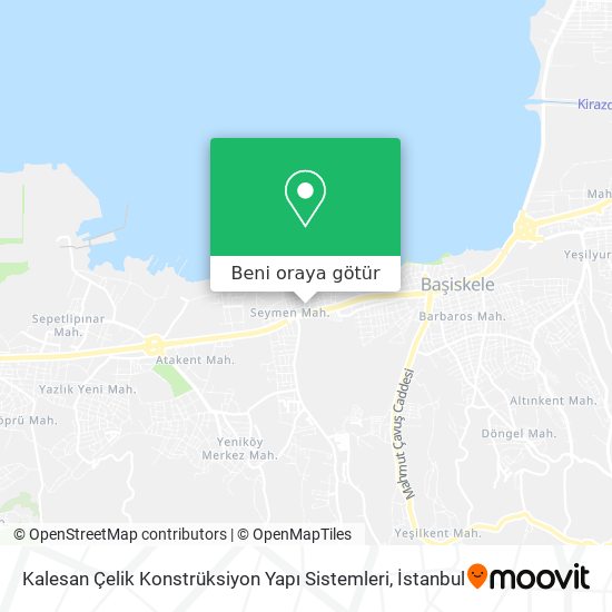 Kalesan Çelik Konstrüksiyon Yapı Sistemleri harita