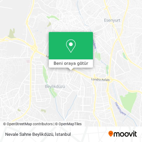 Nevale Sahne Beylikdüzü harita