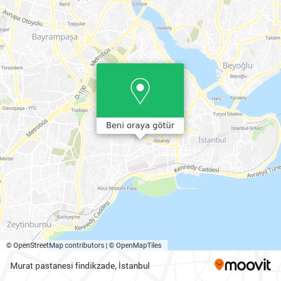 Murat pastanesi findikzade harita