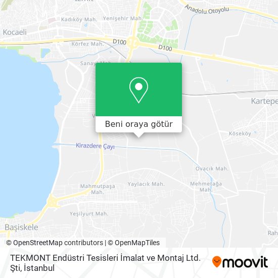 TEKMONT Endüstri Tesisleri İmalat ve Montaj Ltd. Şti harita