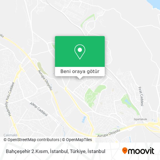 Bahçeşehir 2.Kısım, İstanbul, Türkiye harita