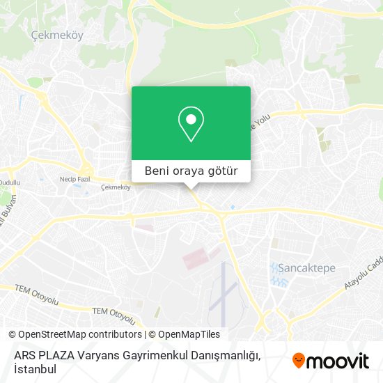 ARS PLAZA Varyans Gayrimenkul Danışmanlığı harita