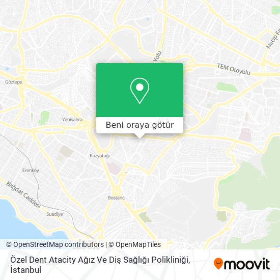 Özel Dent Atacity Ağız Ve Diş Sağlığı Polikliniği harita