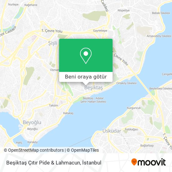 Beşiktaş Çıtır Pide & Lahmacun harita