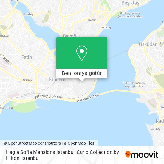 Hagia Sofia Mansions Istanbul, Curio Collection by Hilton harita