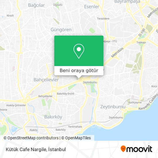 Kütük Cafe Nargile harita