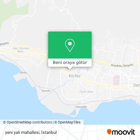 yeni yalı mahallesi harita