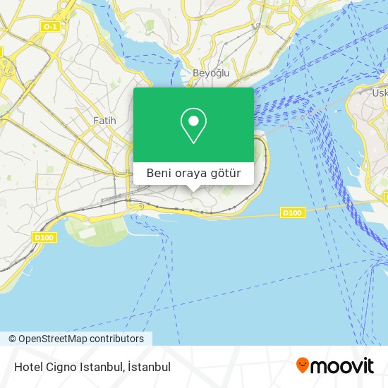 Hotel Cigno Istanbul harita