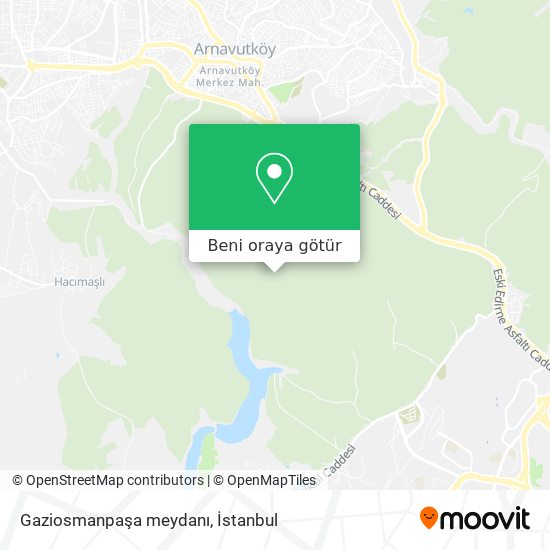 Gaziosmanpaşa meydanı harita