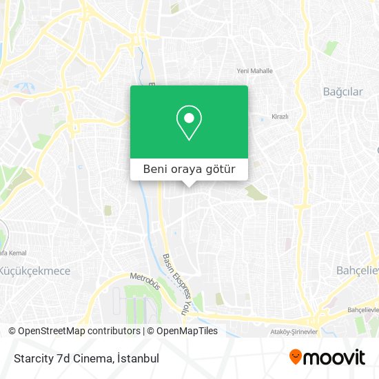 Starcity 7d Cinema harita