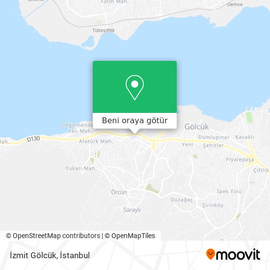 İzmit Gölcük harita
