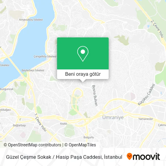 Güzel Çeşme Sokak / Hasip Paşa Caddesi harita
