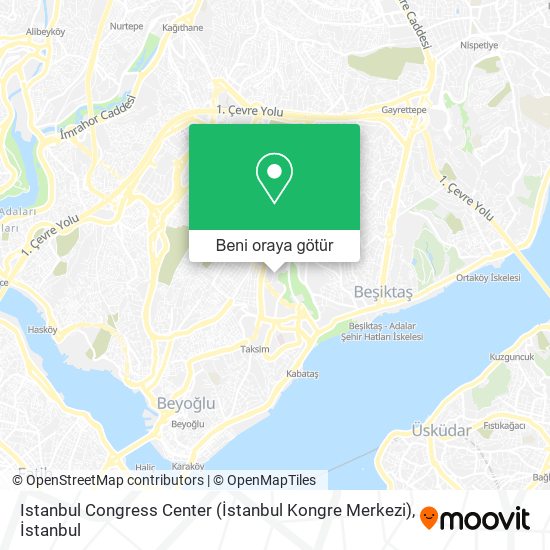 Istanbul Congress Center (İstanbul Kongre Merkezi) harita