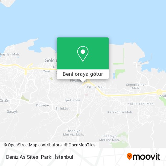 Deniz As Sitesi Parkı harita