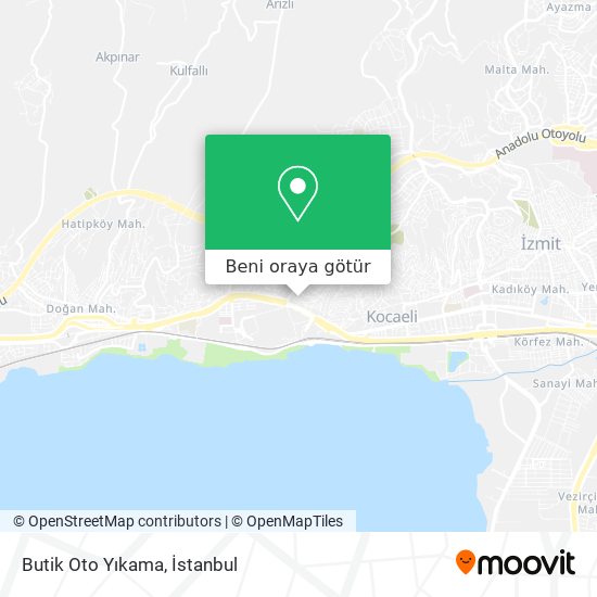 Butik Oto Yıkama harita