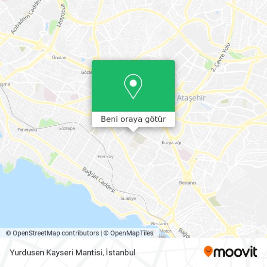 Yurdusen Kayseri Mantisi harita