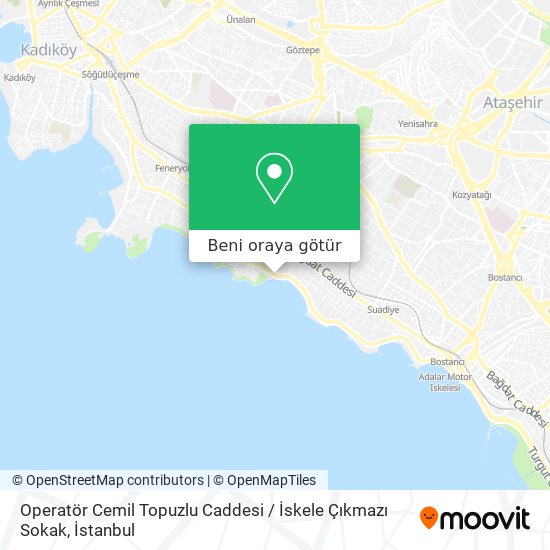 Operatör Cemil Topuzlu Caddesi / İskele Çıkmazı Sokak harita