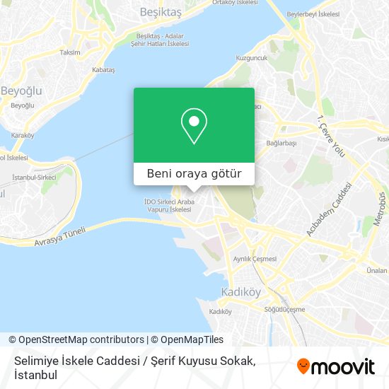 Selimiye İskele Caddesi / Şerif Kuyusu Sokak harita