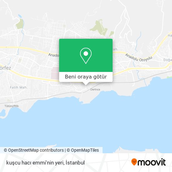 kuşcu hacı emmi'nin yeri harita