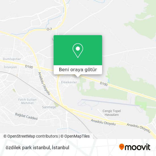 özdilek park istanbul harita