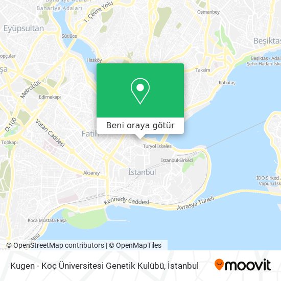 Kugen - Koç Üniversitesi Genetik Kulübü harita