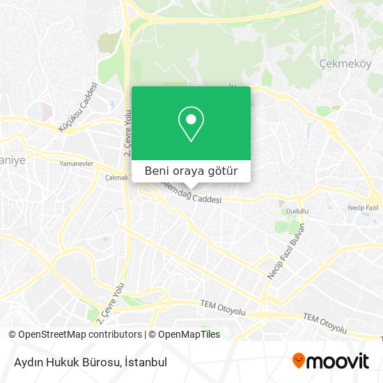 Aydın Hukuk Bürosu harita