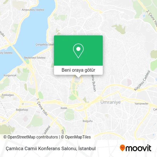 Çamlıca Camii Konferans Salonu harita