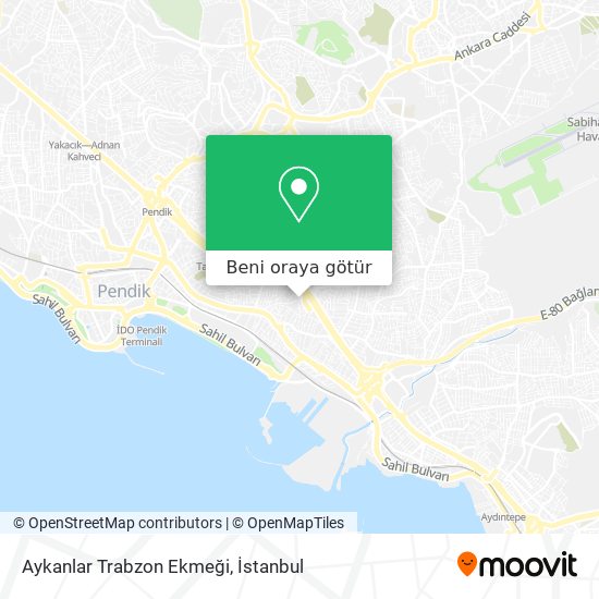 Aykanlar Trabzon Ekmeği harita