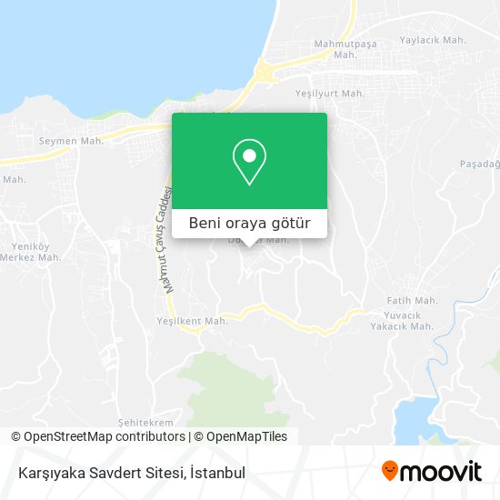 Karşıyaka Savdert Sitesi harita